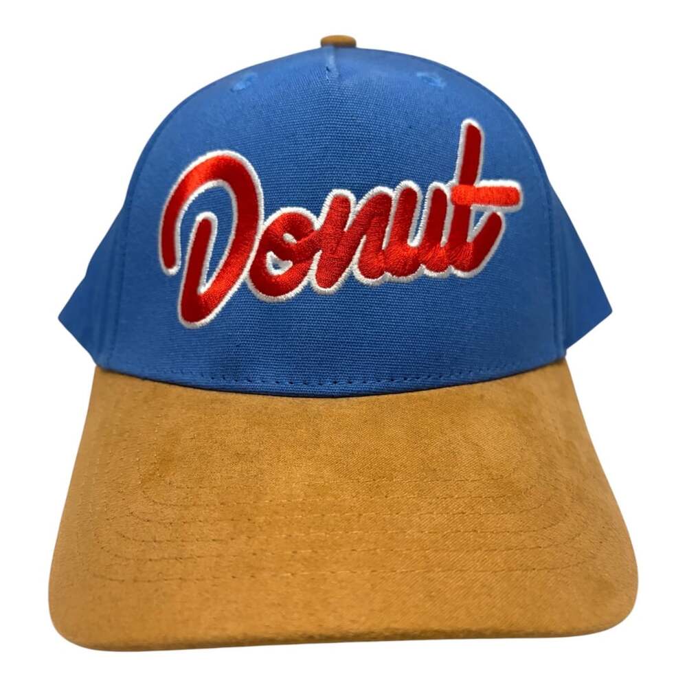 Donut Media Blue and Tan Snapback Hat